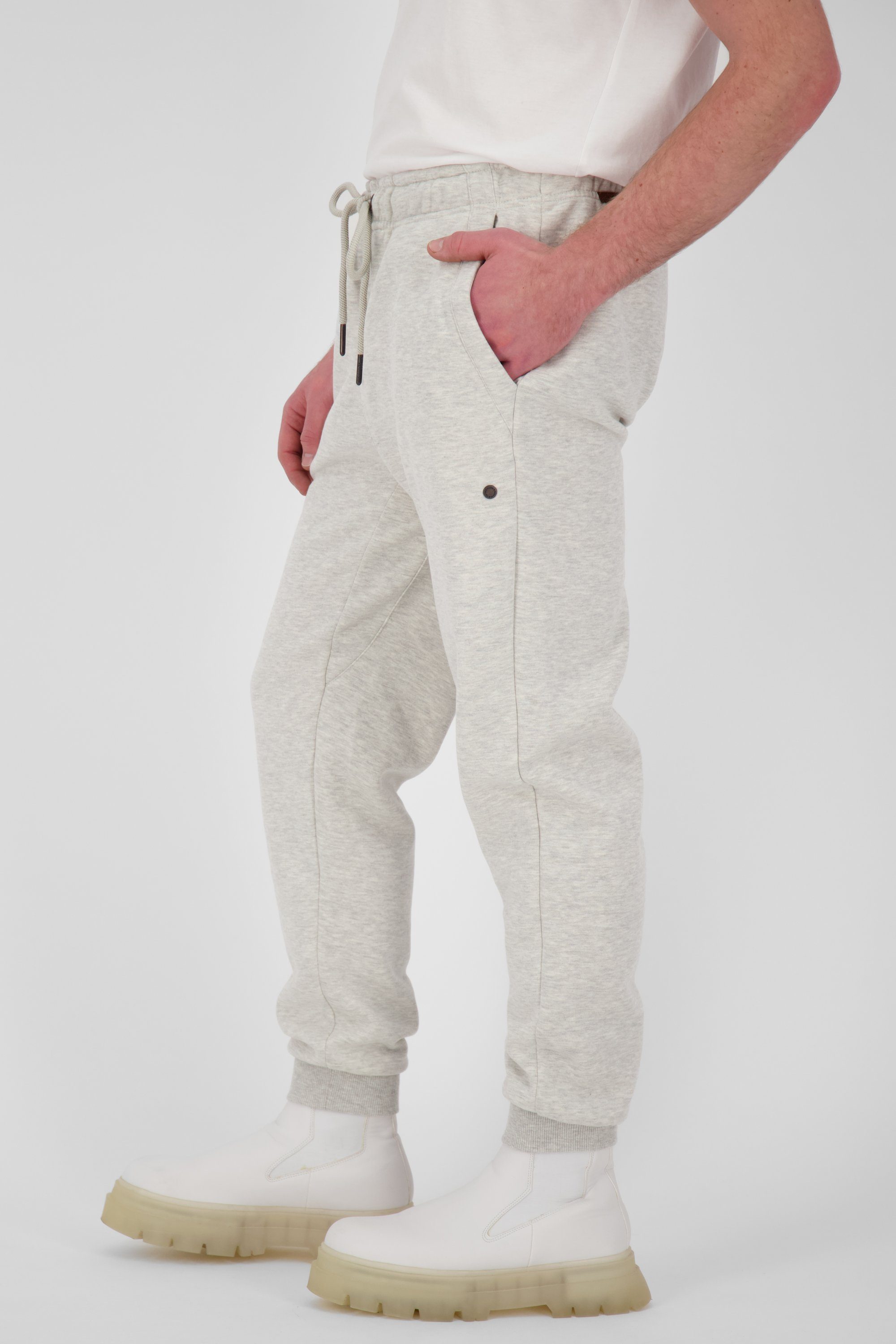 Alife & Kickin Sweathose MoeAK cloudy Herren melange Jogginghose Sweatpants A Sweathose