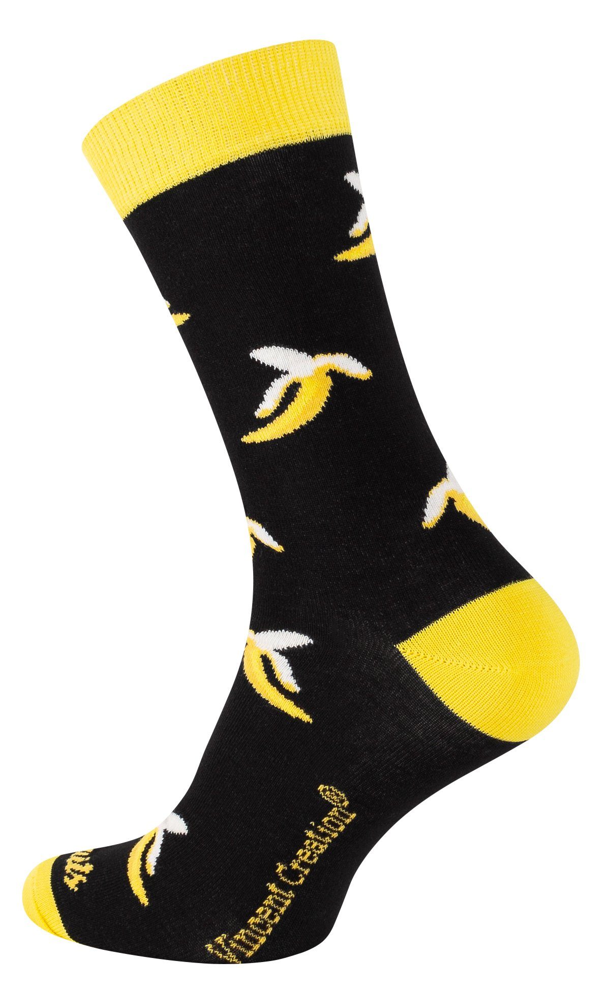 Vincent Creation® Socken (3-Paar) in Baumwollqualität angenehmer Früchte Design mit