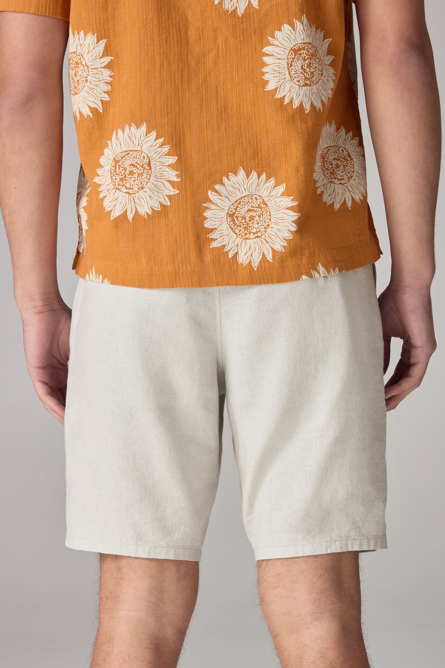 Next Chinoshorts Shorts aus Leinen und günstig online kaufen