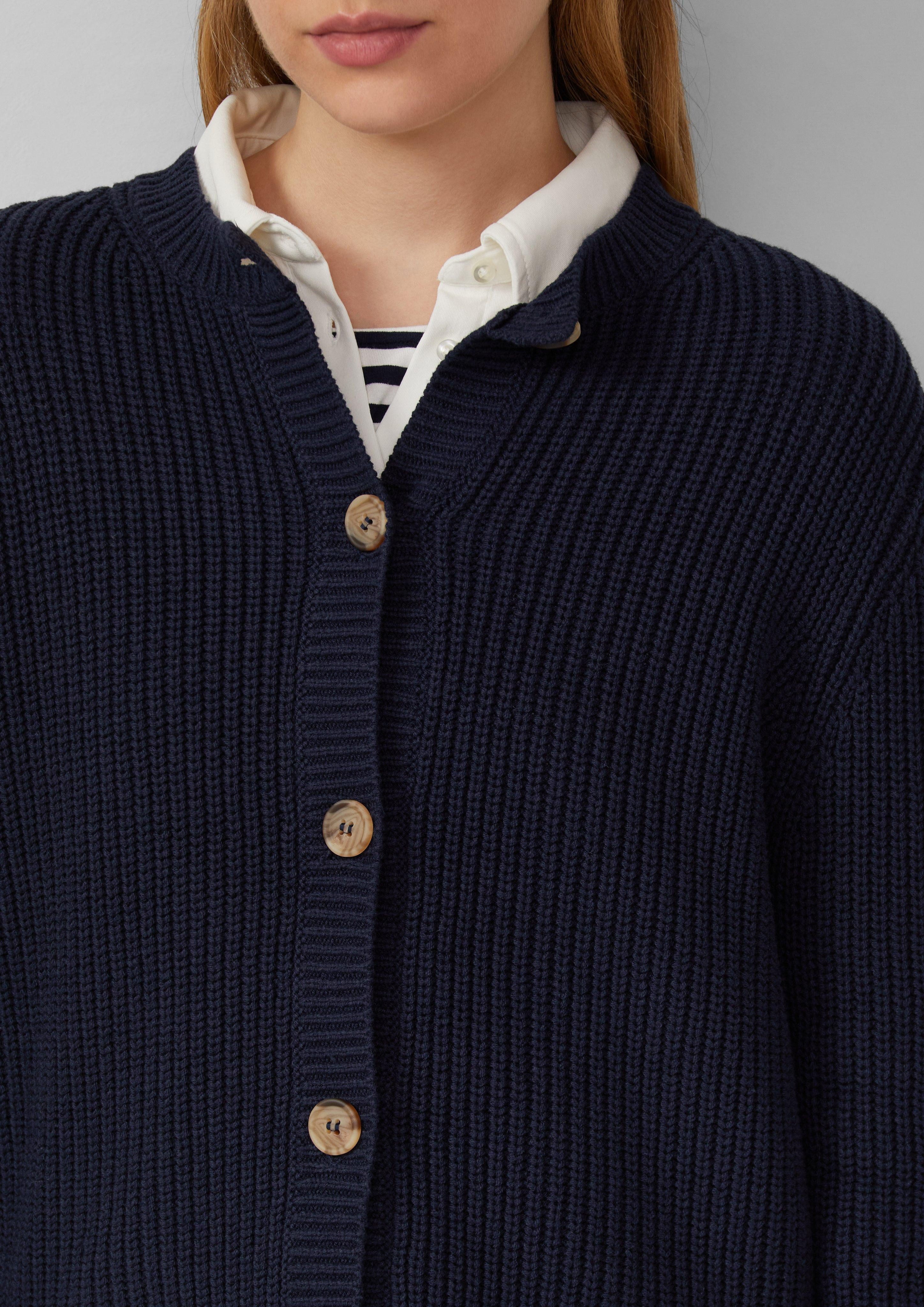 s.Oliver Strickjacke Cardigan aus Baumwollmix in günstig online kaufen