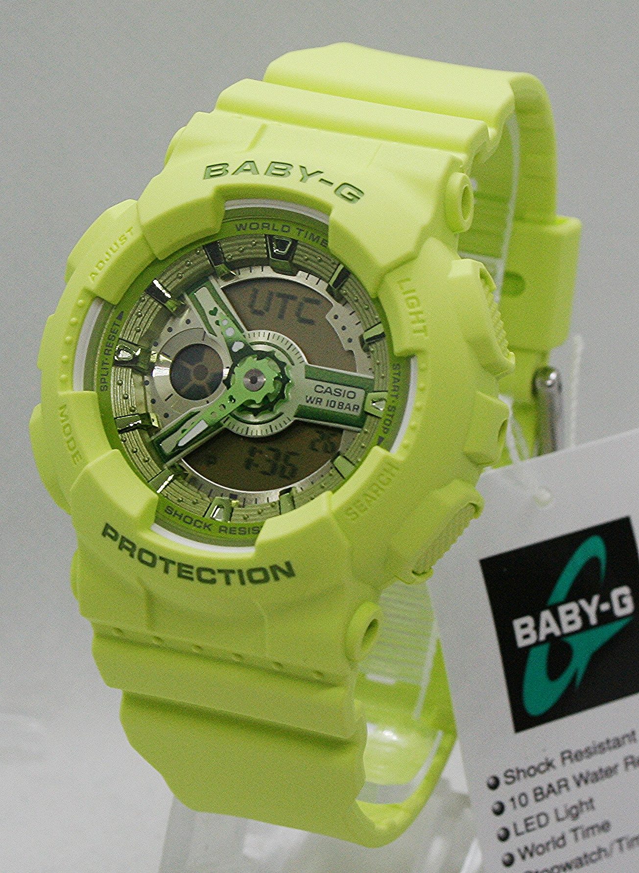 CASIO BABY-G Quarzuhr Casio Damenuhr Baby G BA-110YK-3AER, (1-tlg)
