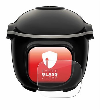 upscreen flexible Panzerglasfolie für Krups Cook4me Touch Wifi, Displayschutzglas, Schutzglas Glasfolie klar