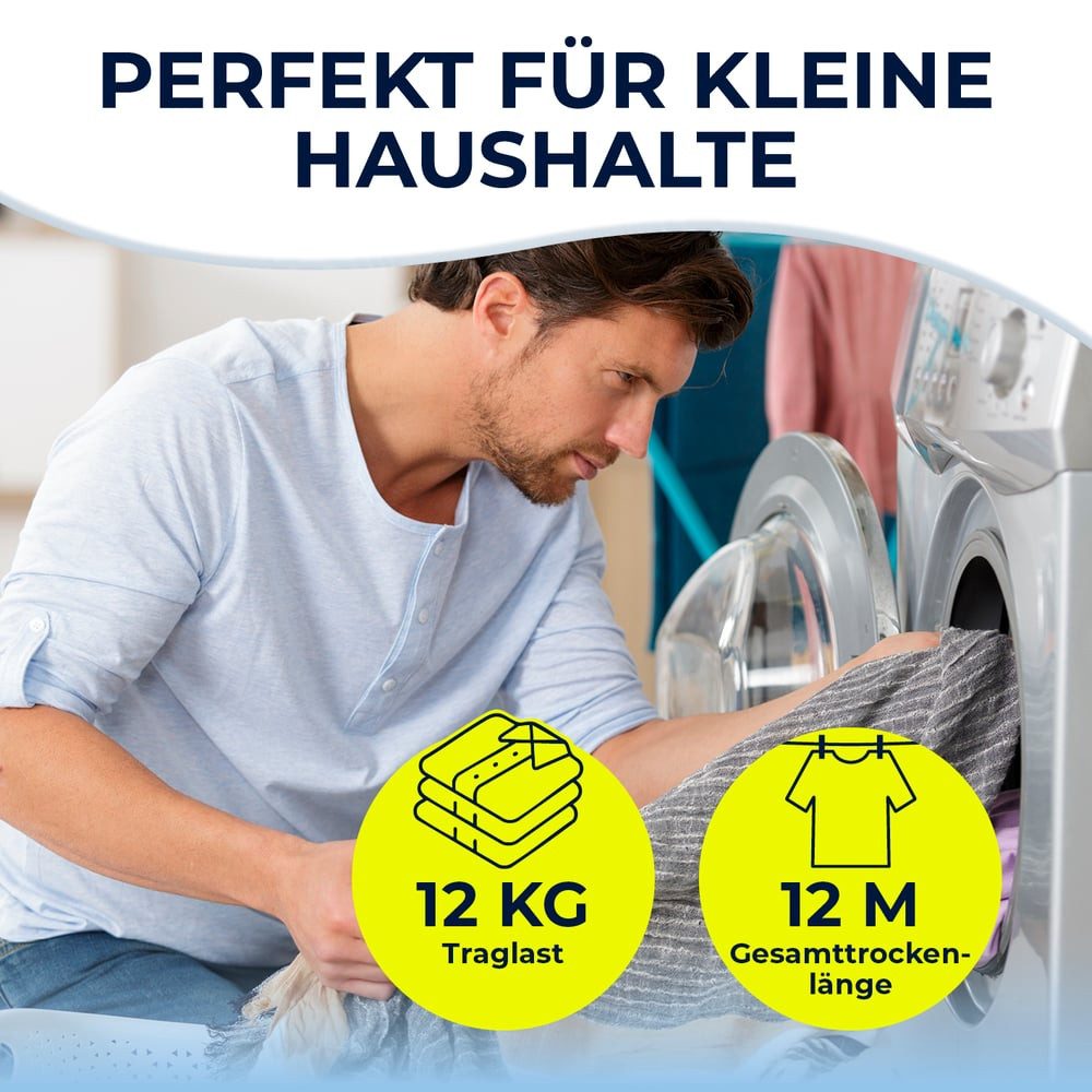 EASYmaxx Wäscheständer EASYmaxx Teleskop-Wäscheständer 1200, EASYmaxx Teleskop-Wäscheständer 1200