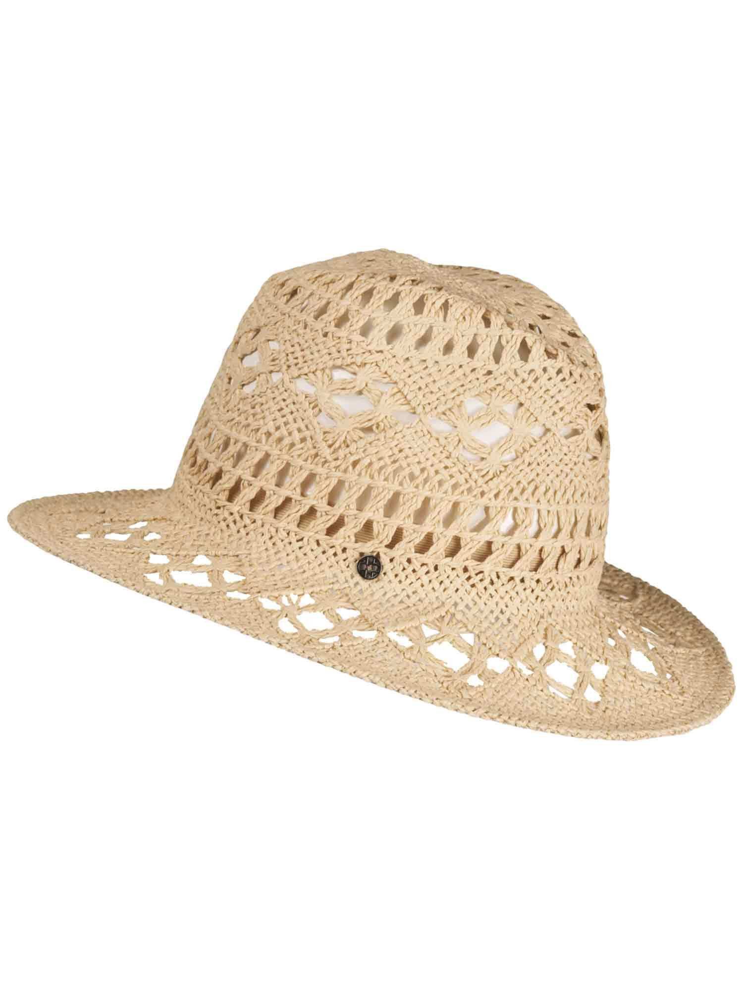 Loevenich Sonnenhut Leichter Loevenich Papier-Fedora mit Boho-Muster