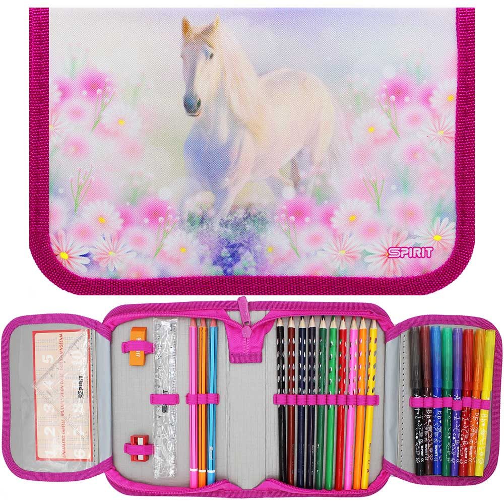Spirit Federmäppchen 28-teilig 2025 Mädchen Horse