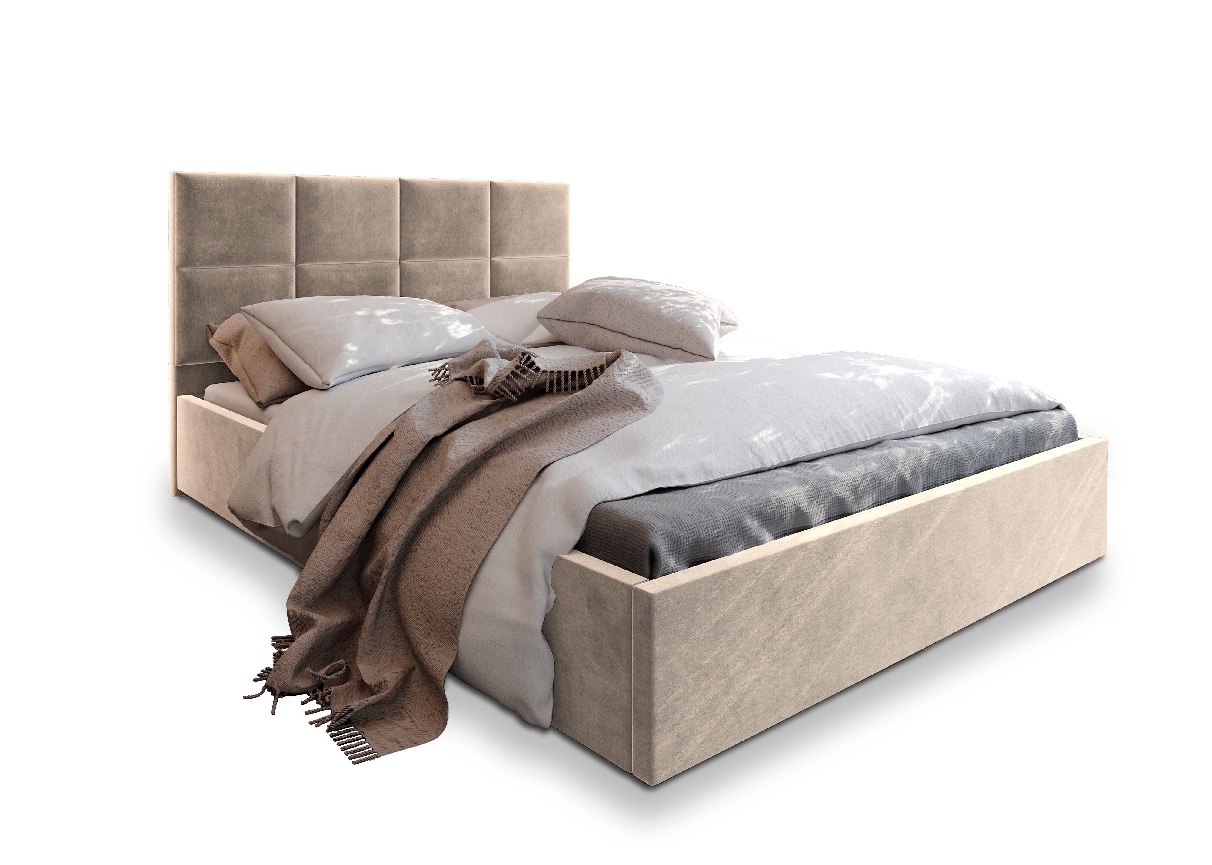 Masseno Boxbett LIMENA 140x200 cm beige