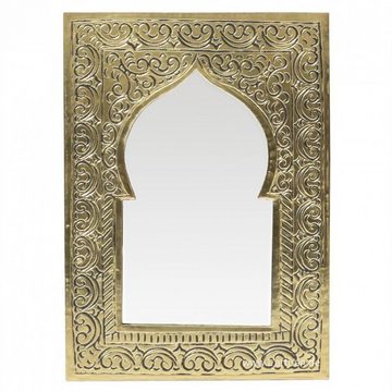 l-artisan Spiegel, Orientalischer Wandspiegel, Spiegel aus Messing KASIM
