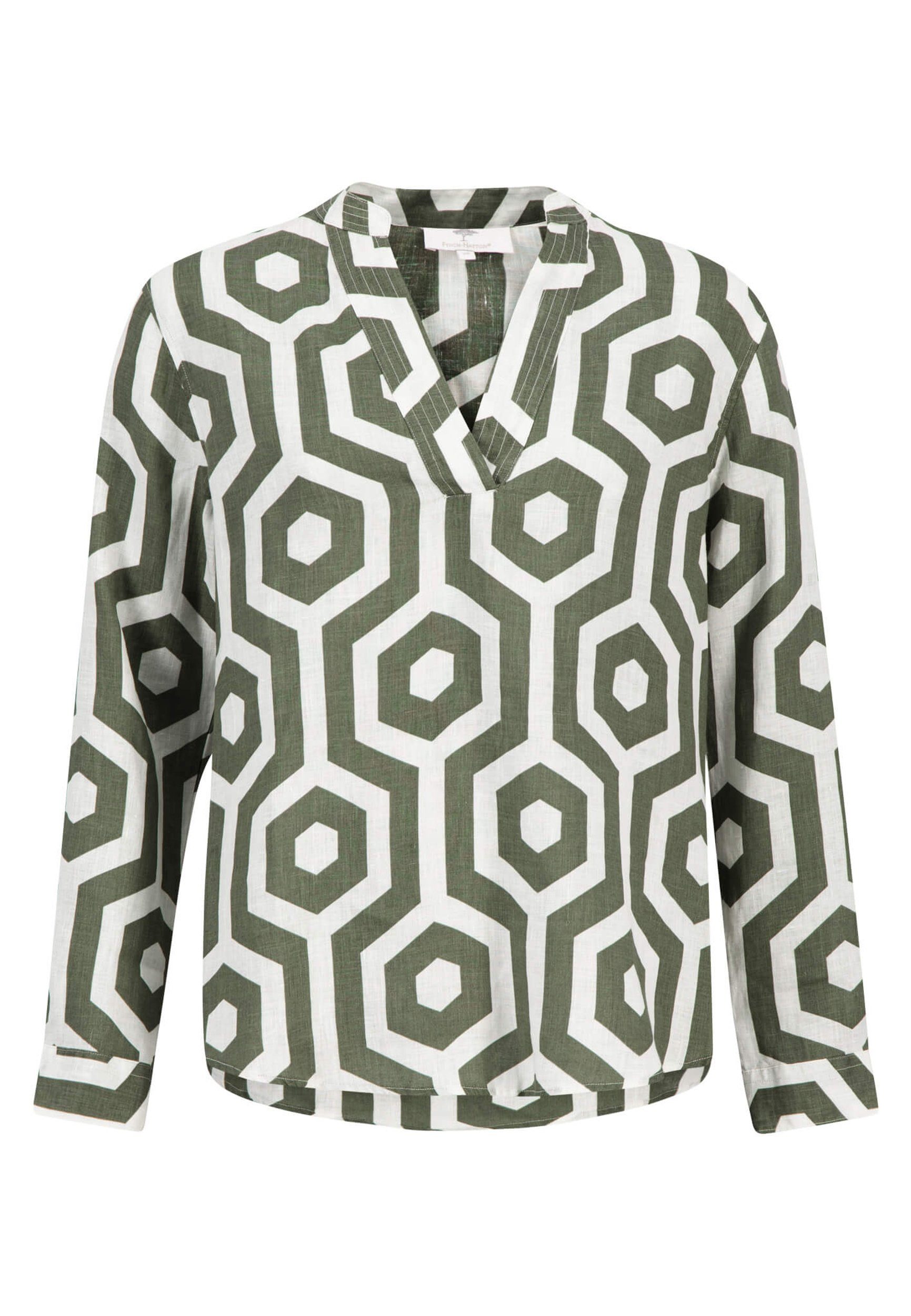 Durchfahrtshöhe FYNCH-HATTON Klassische Bluse Longsleeve Blouse print