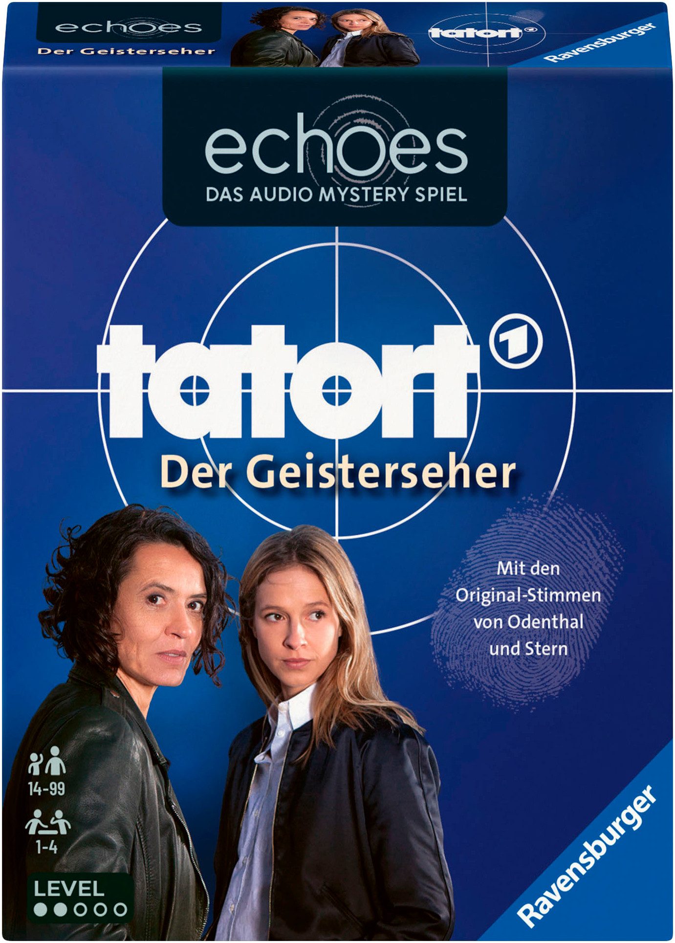 Ravensburger Spiel echoes, Tatort Der Geisterseher, Audio Mystery Spiel