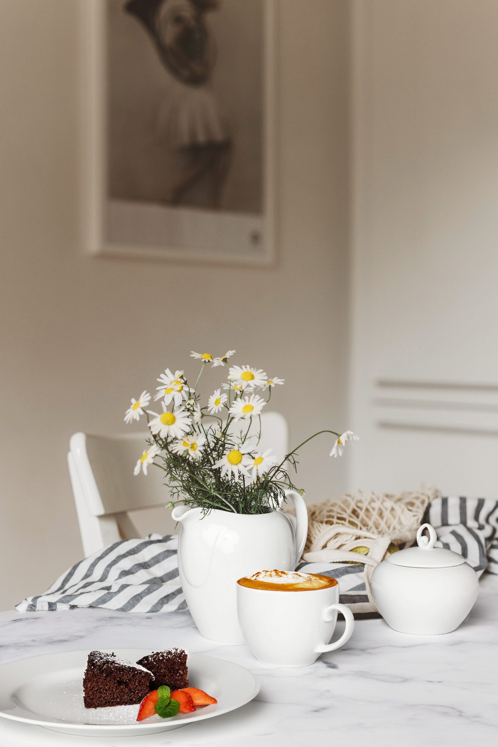 Seltmann Weiden Kaffeeservice Geschirr-Set, Service Rondo (18-tlg), 6 Personen, Porzellan, Tassen, Teller, Untertassen, 18 Teile, für 6 Personen Made in Germany