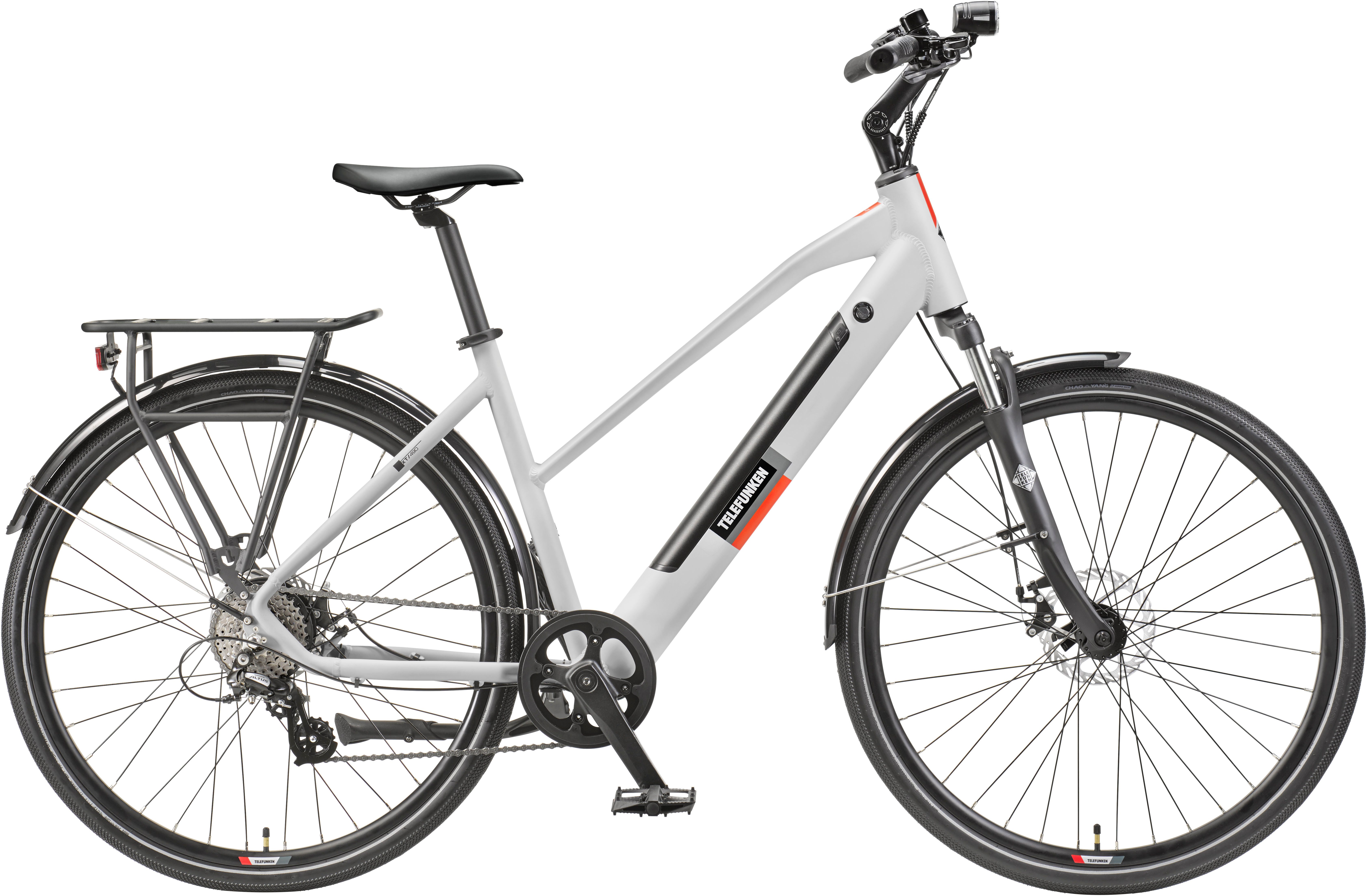 Telefunken E-Bike Trekkingrad E-Trekking Expedition XT490 Damen, 8 Gang Shimano Altus Schaltwerk, Kettenschaltung, Heckmotor, 417,6 Wh, Pedelec, Elektrofahrrad, Damen, innerhalb StVZO, 28 Zoll