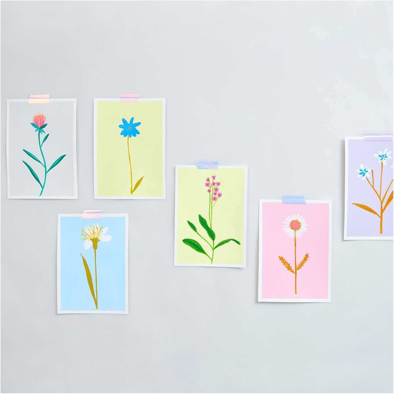 Rico Design Bastelfarbe Art Gouache Basic Set, 12 Tuben á 12ml