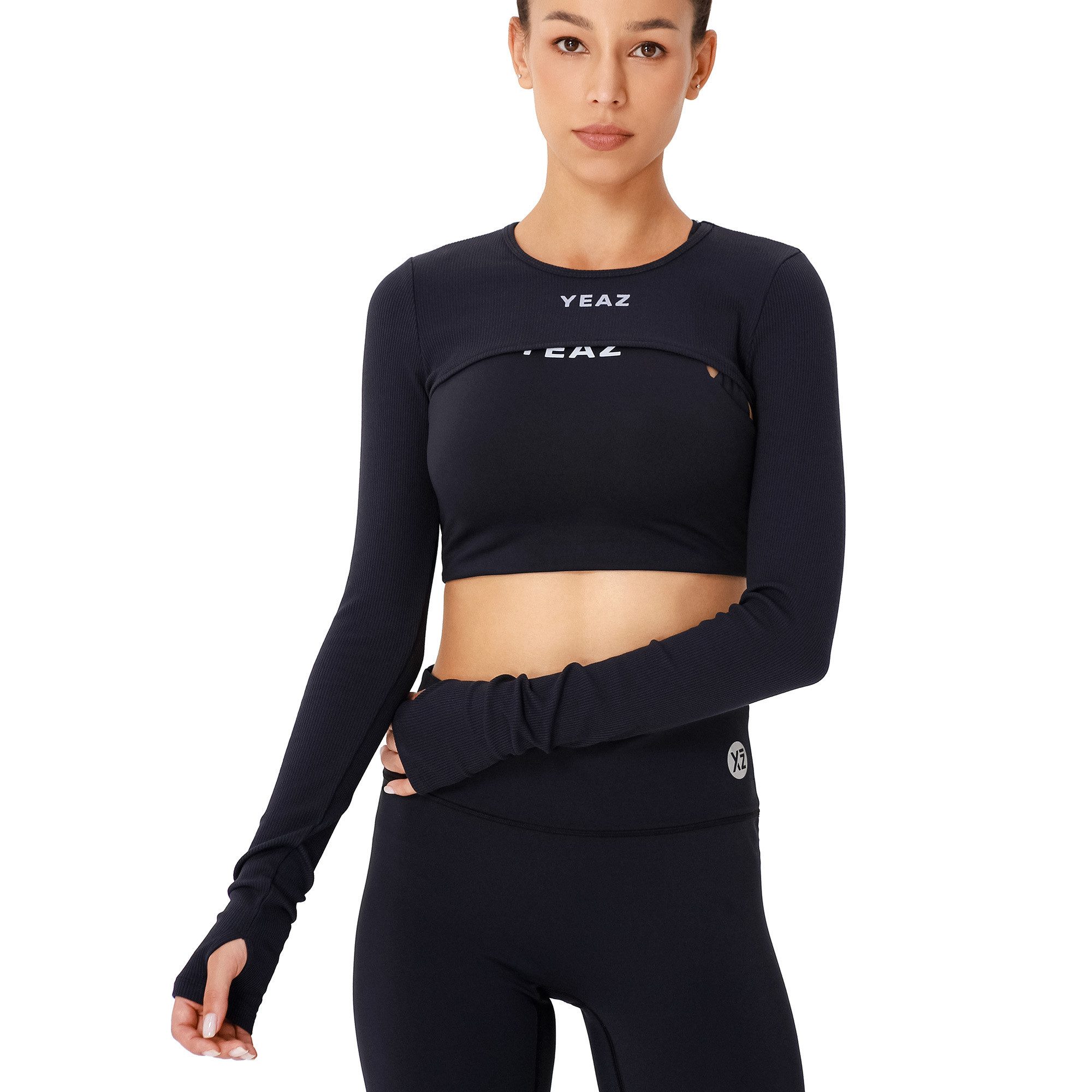 YEAZ Yogatop TRUTH Super Crop Top (1-tlg) punktet mit Funktionalität & Style
