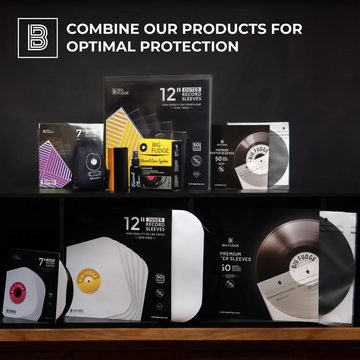 Big Fudge LP-Schutzhülle Schallplattenhüllen - 7" x 100 STK. - transparente LP Hüllen