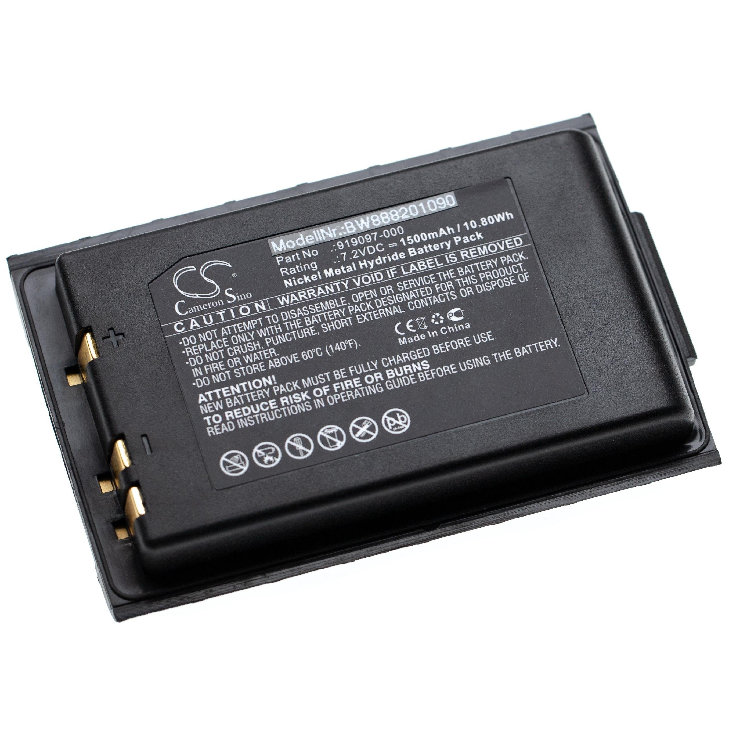 vhbw kompatibel mit Akerstroms MC95 Akku NiMH 1500 mAh (7,2 V)