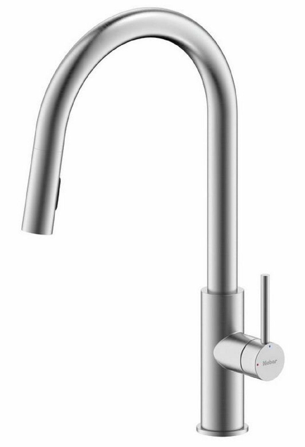 Naber Küchenarmatur Einhebelmischer Servizio Namor 6 Edelstahl, Hochdruck 5025011