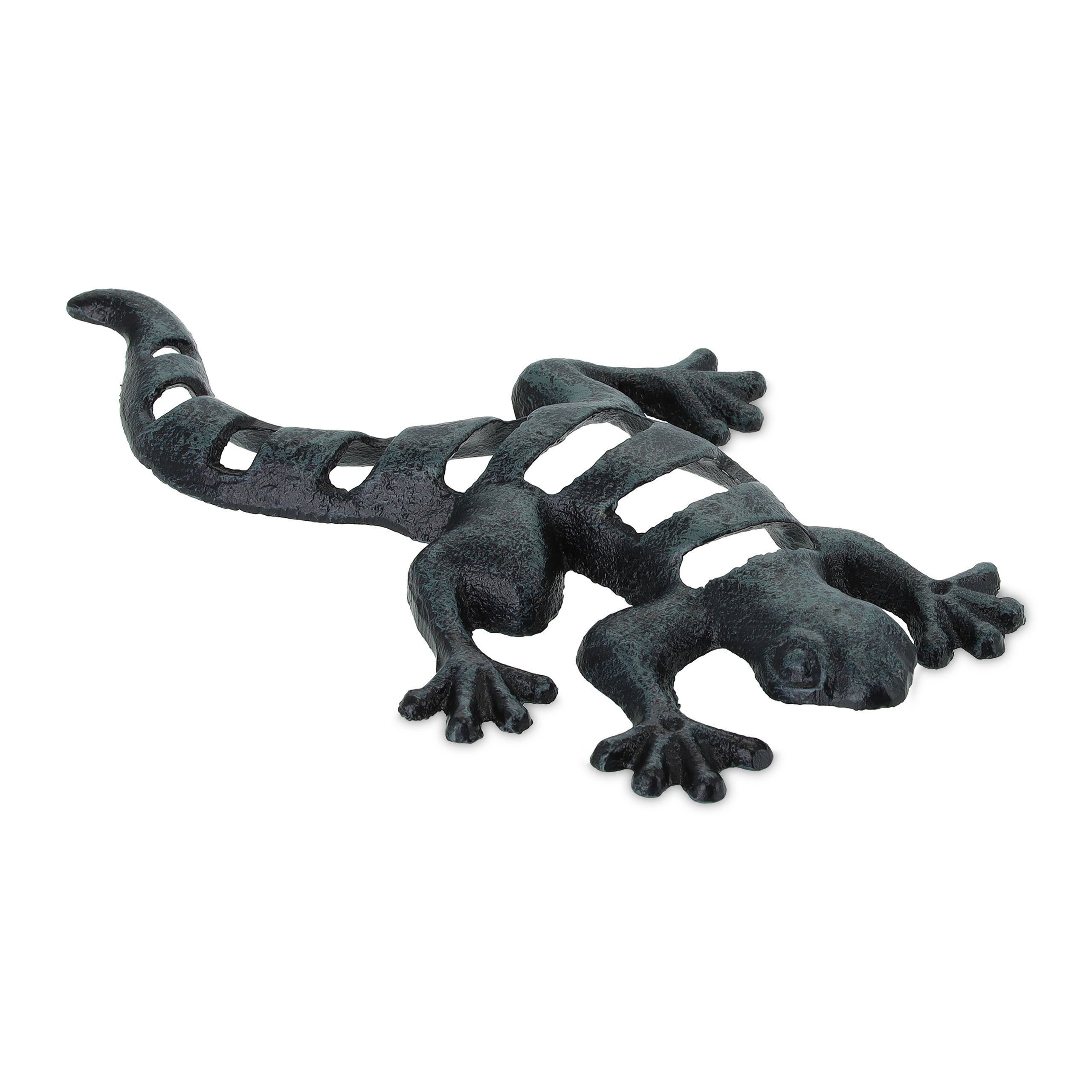 Gartenfigur Eidechse Deko