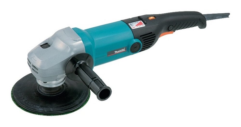 Makita Exzenterschleifer, max. 4000 U/min, Rotationsschleifer 1.600 W, SA7000C, 180 mm - im Karton