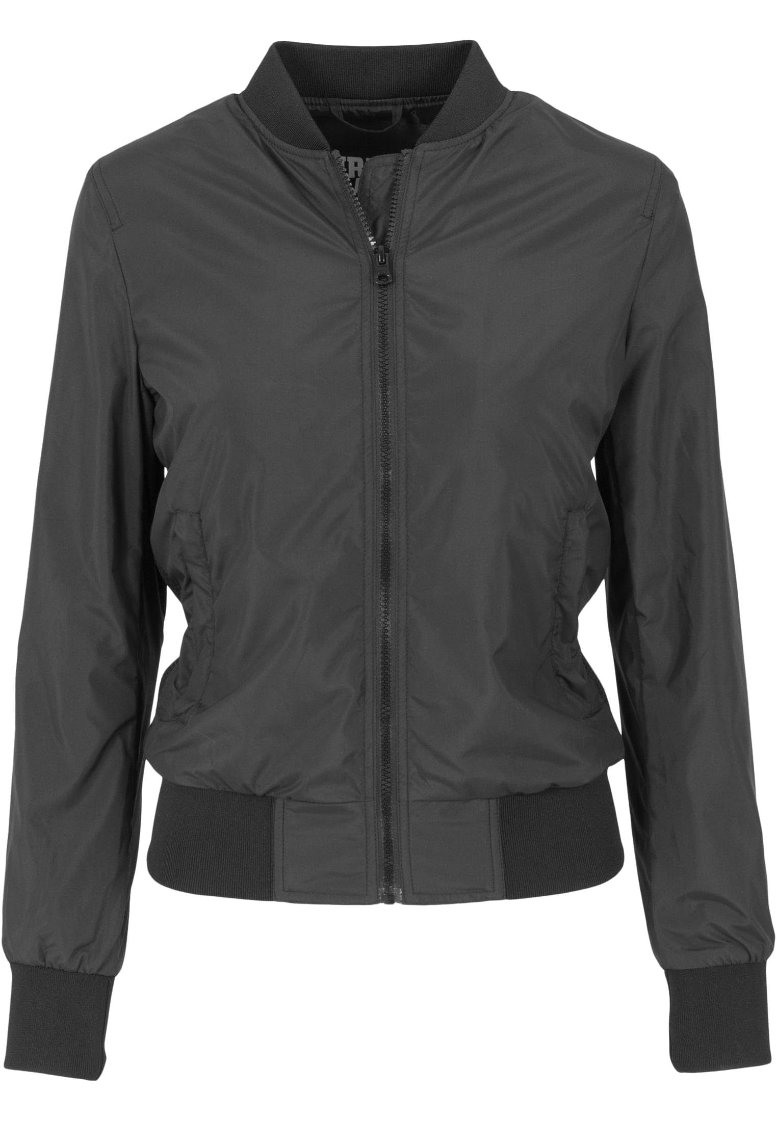 URBAN CLASSICS Outdoorjacke Damen Ladies Light Bomber Jacket (1-St) black