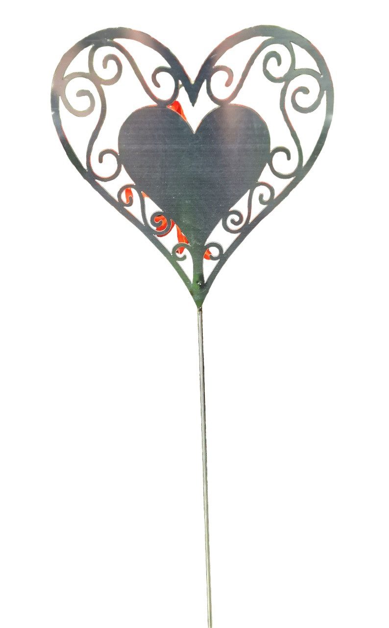Jürgen Bocker - Gartenambiente Gartenstecker Beetstecker Liebesherz Romantik Gartenstecker