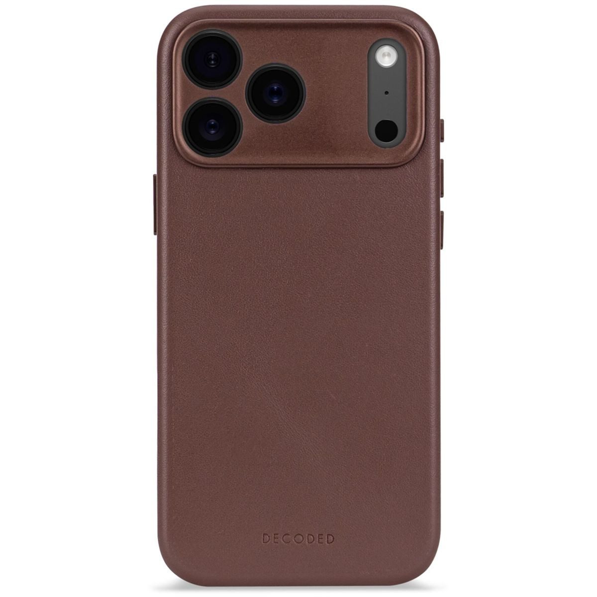 DECODED Smartphone-Hülle Leather Backcover iPhone 17 Pro Max Chocolate