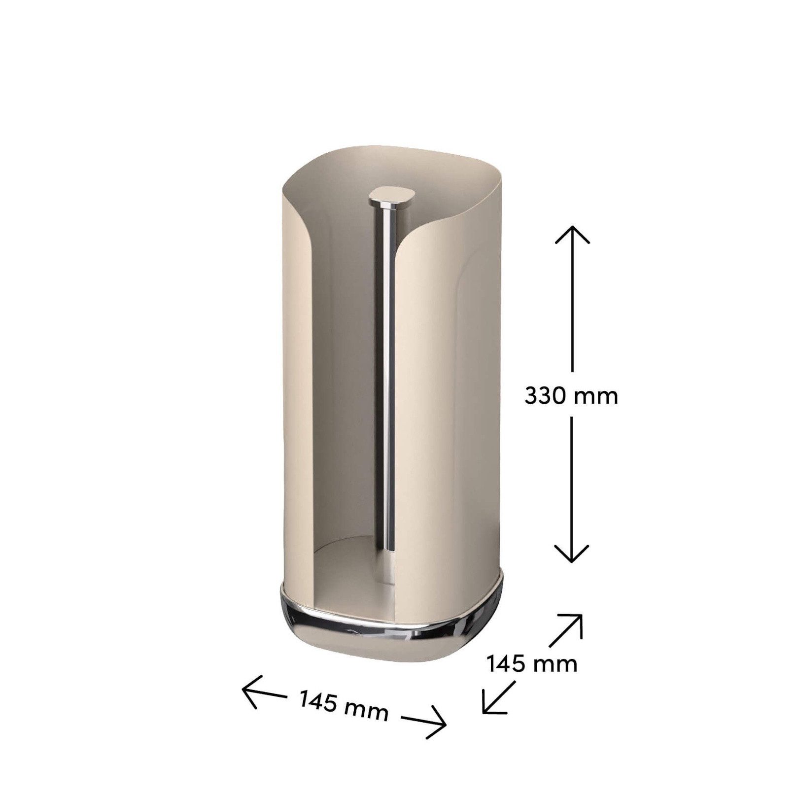 SIEGWERK Brotkasten SIEGWERK Kombiangebot Brotkasten PANOVA und Rollenhalter Sand Beach