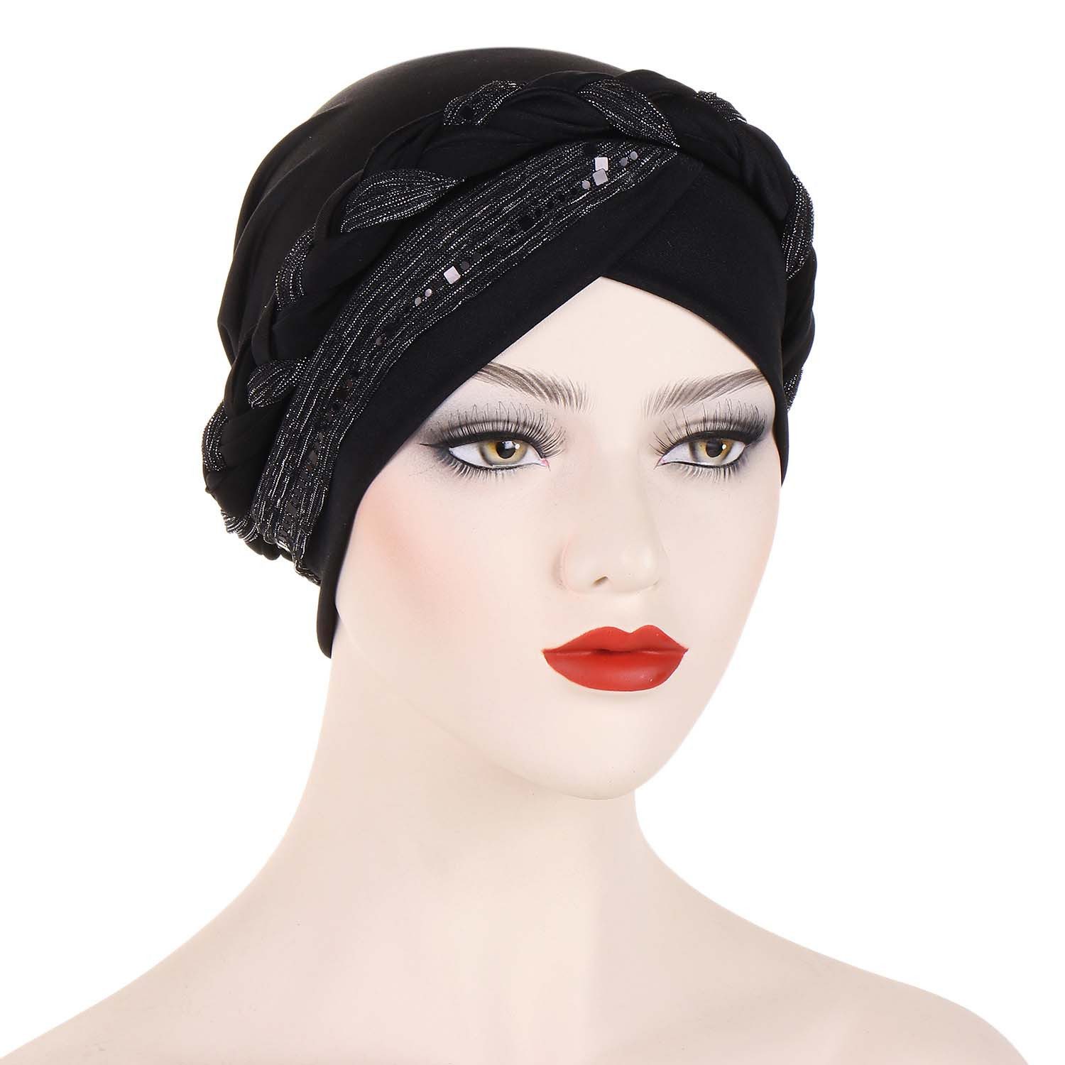 Zaewry Kopftuch Chemo Turban für Damen, Kopfbedeckung Beanie Mütze