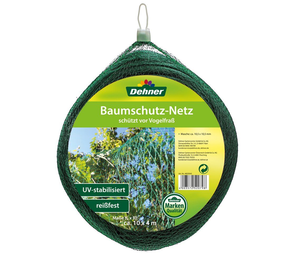 Pflanzenschutzdach Baumschutz-Netz gegen Vogelfraß, Kunststoff, grün