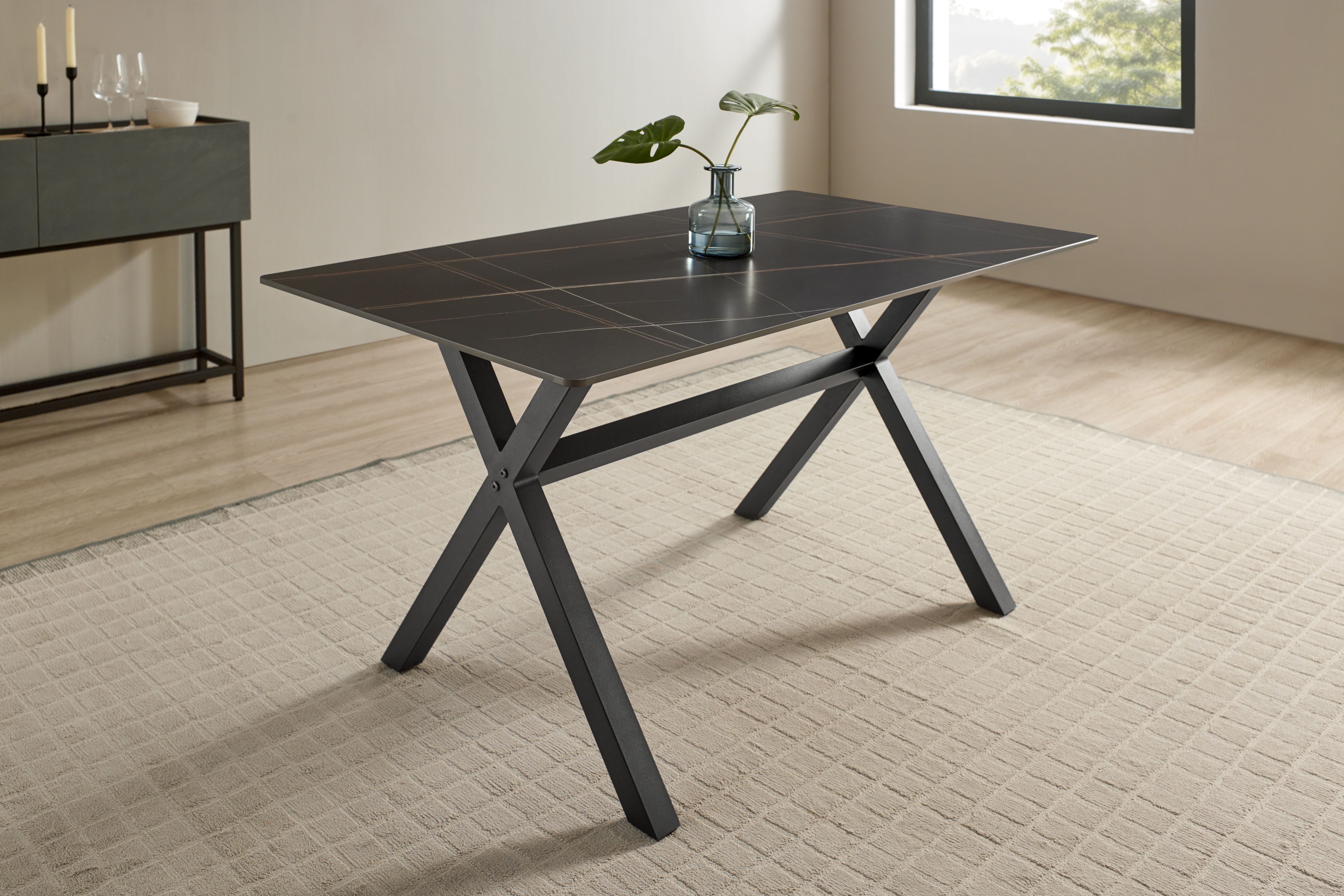 OTTO home Esstisch Cazie, aus Sicherheitsglas günstig online kaufen