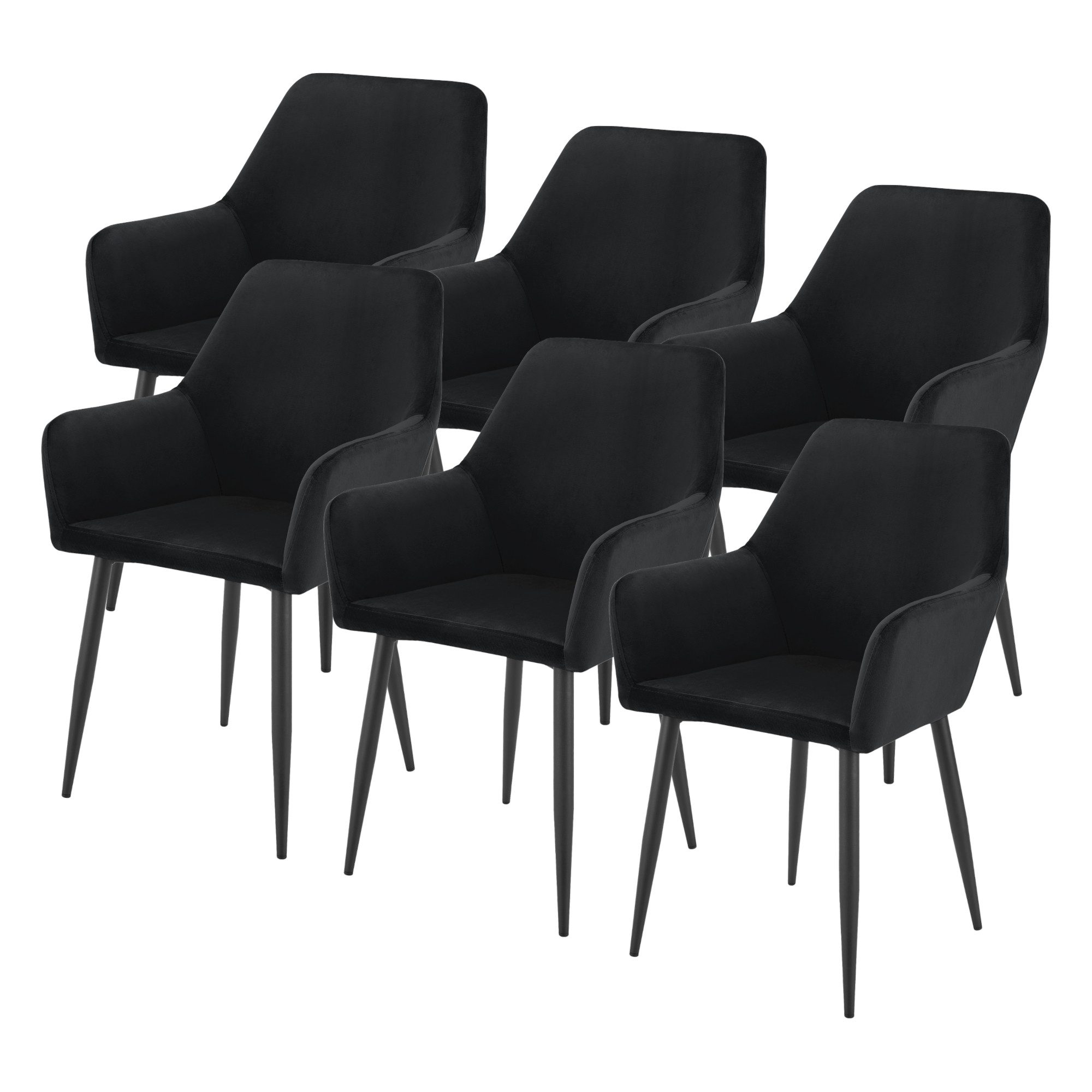en.casa Esszimmerstuhl (Set), »Hollola« Polsterstuhl mit günstig online kaufen