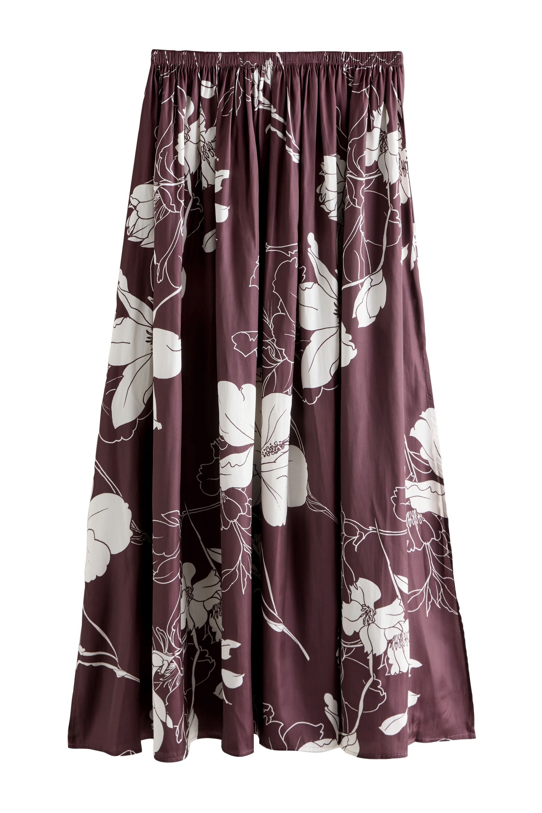 Midirock Kew Collection Midirock aus Satin, Kurzgröße