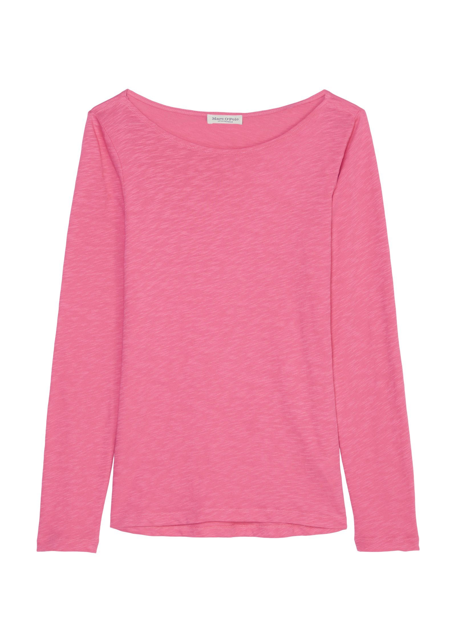 Marc O'Polo Langarmshirt Jersey Slub aus rosa