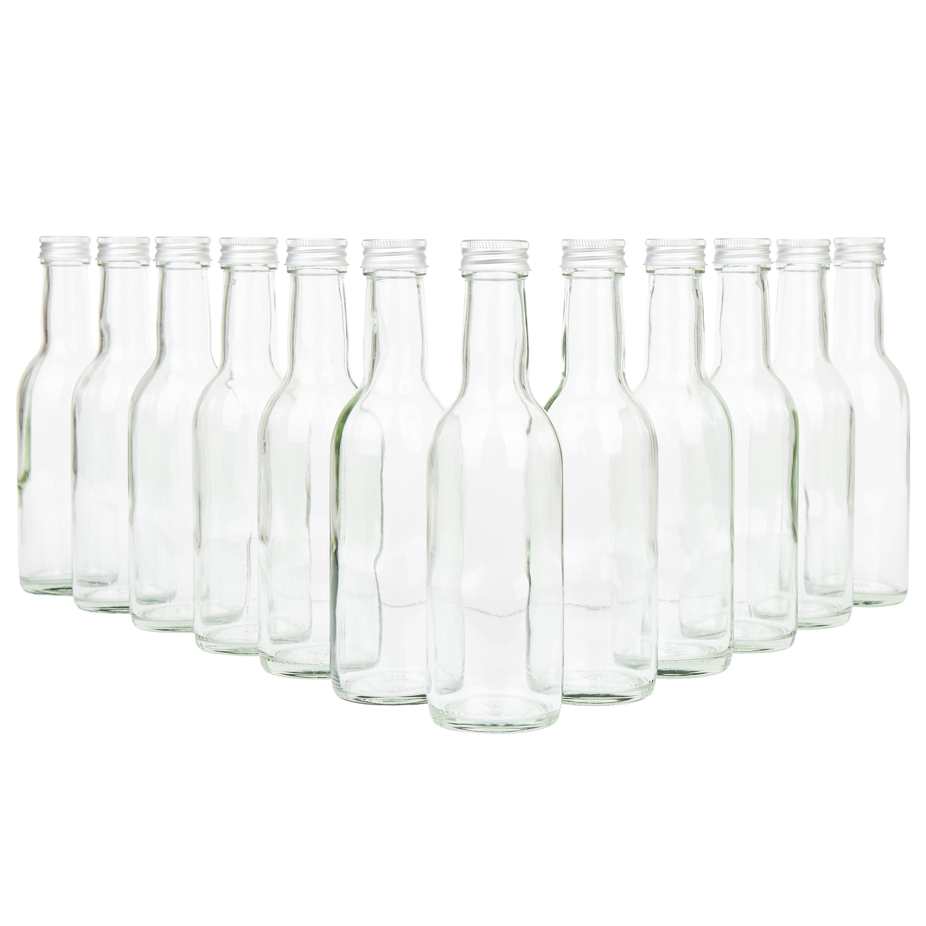 Einmachglas Bordeaux Likör, Glasflasche 12er Spirituosen, ml Set Abfüllen Wein, 250 MamboCat Glas