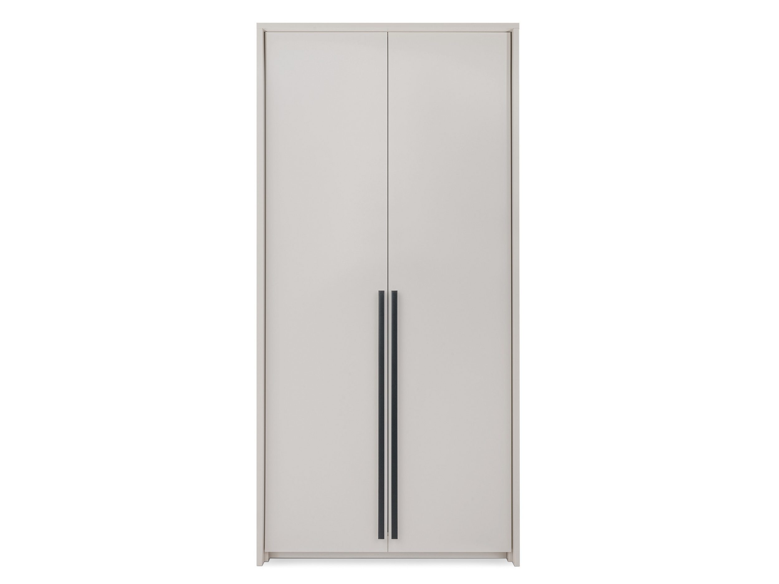 Beautysofa Drehtürenschrank GIANA 2‑türig (im modernen Stil, mit Kleiderstange und 2 Ablagefächern) Breite: 105 cm