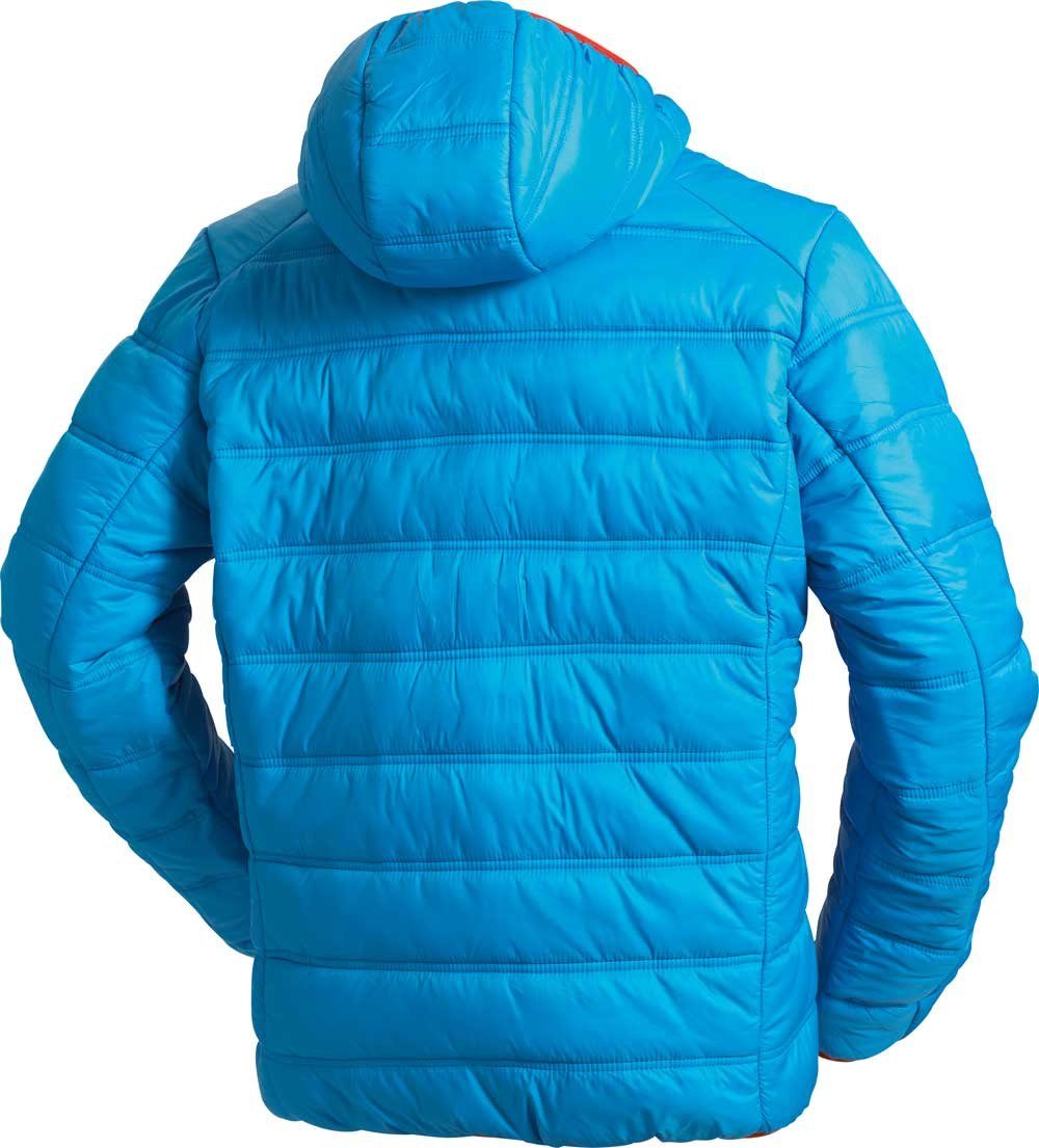 Nordcap Steppjacke ultraleichte Jacke mit blau Kapuze