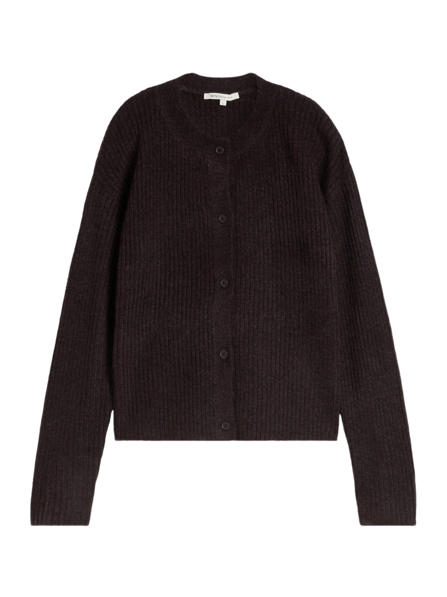 TOM TAILOR Denim Strickpullover H schwarz,Casual,Polyacryl,Unifarben,Rundhals,Langarm,Regular Fit