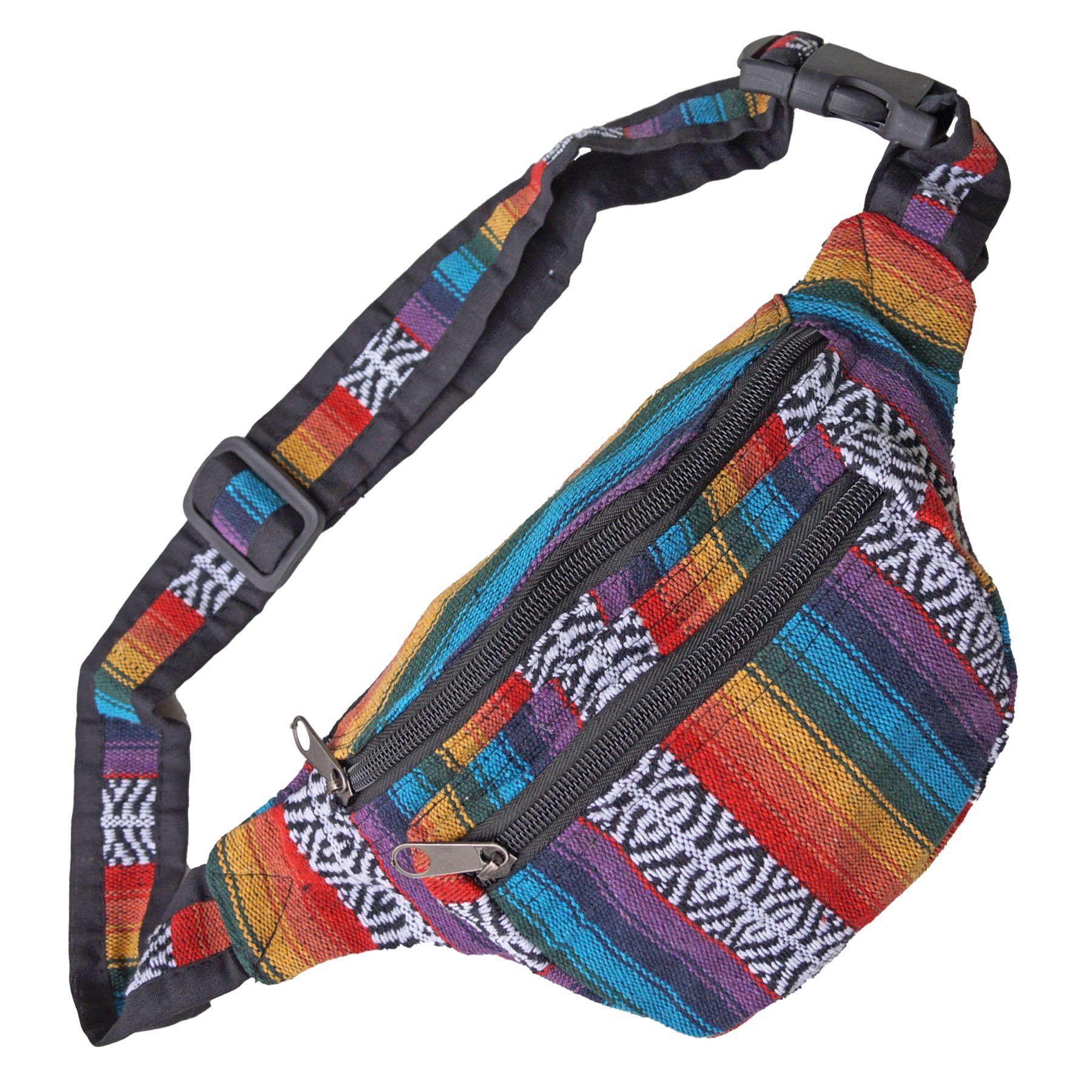 SIMANDRA Gürteltasche Stylische Ethno Bauchtasche handgefertigt in Nepal