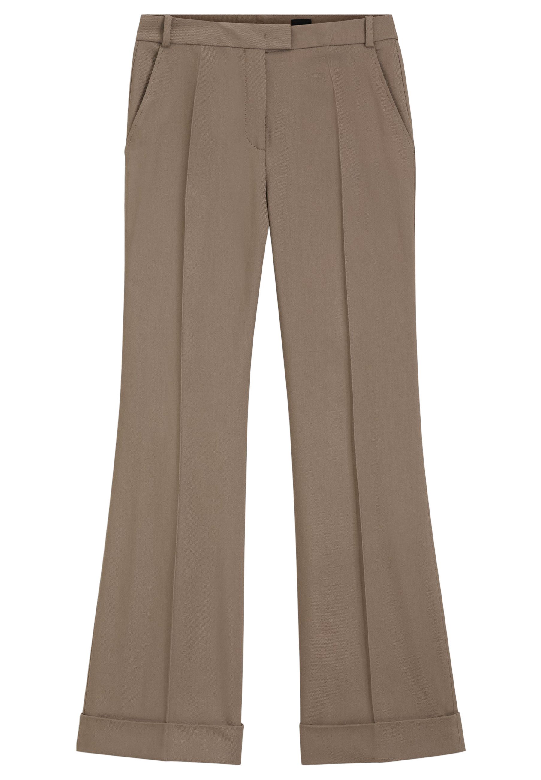 BOSS Stoffhose Talia aus Stretch-Gabardine (1-tlg)