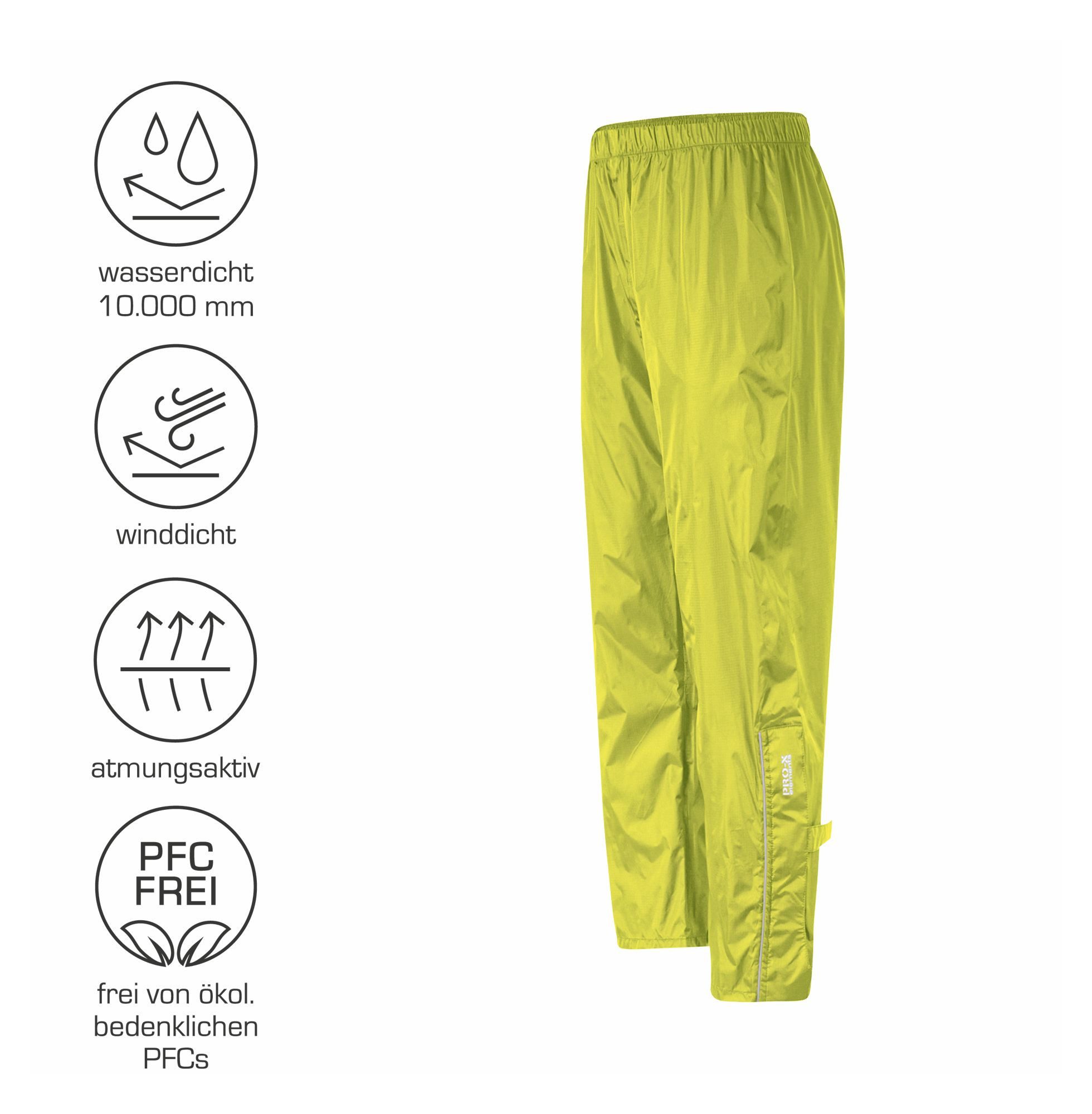 PRO-X ELEMENTS Fahrradhose TRAMP Wasserdicht