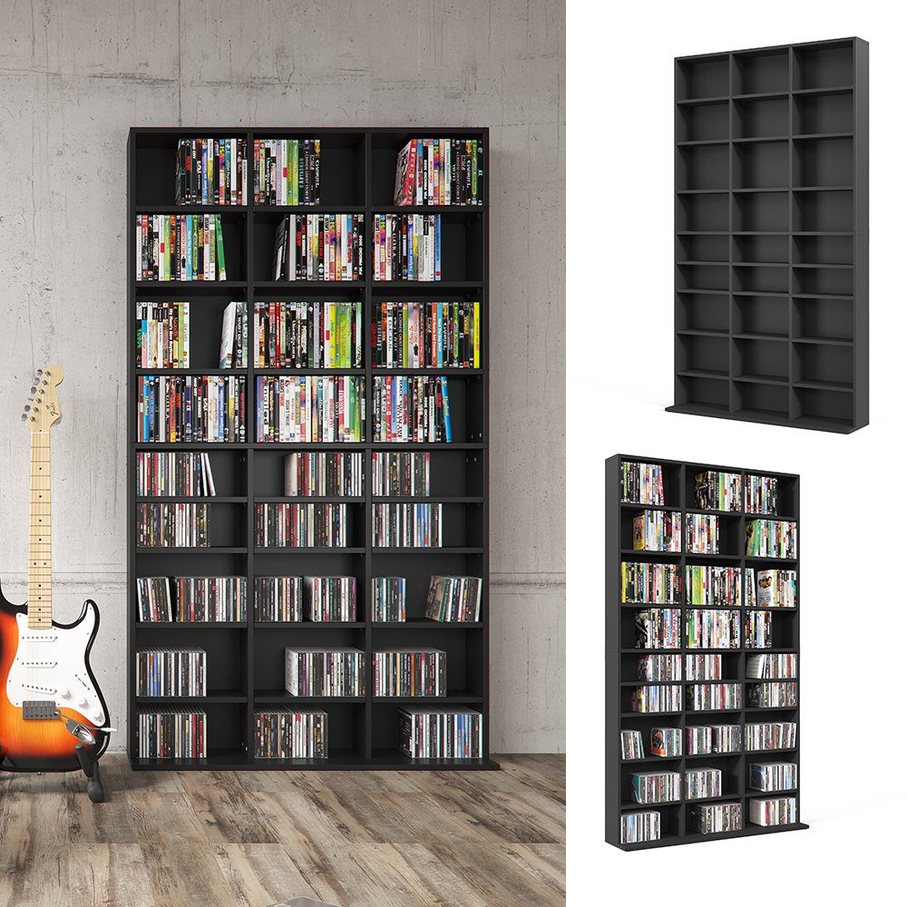Vicco CD-Regal Jukebox, Schwarz, 102 x günstig online kaufen