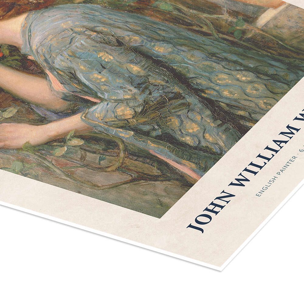 Posterlounge Wandbild The Soul of the Rose, 1903, John William Waterhouse, erhältlich als Poster, Leinwandbild, Wandsticker oder Acrylglasbild