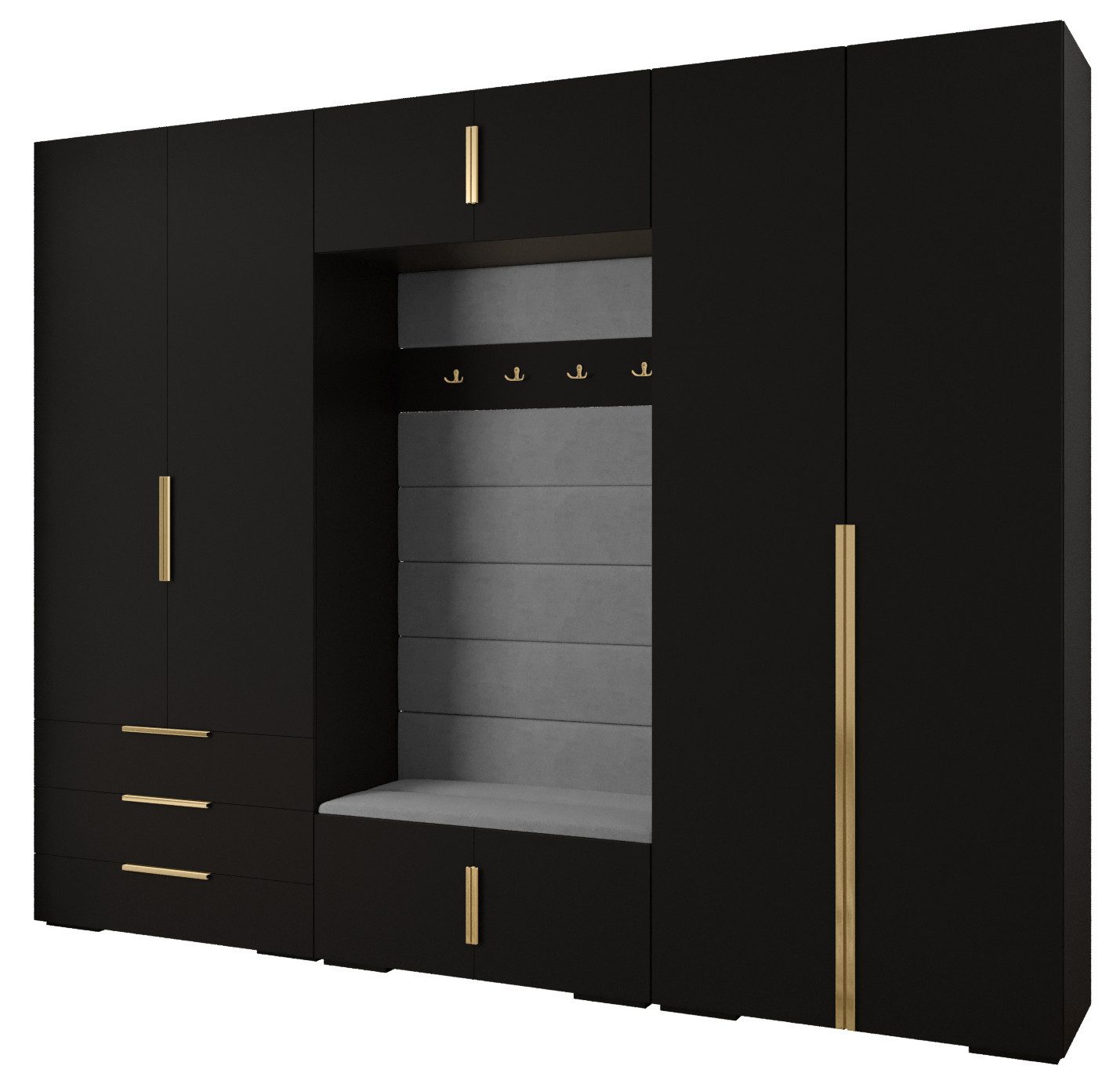 ABIKS MÖBEL Kompaktgarderobe INOVA 1 SATZ günstig online kaufen