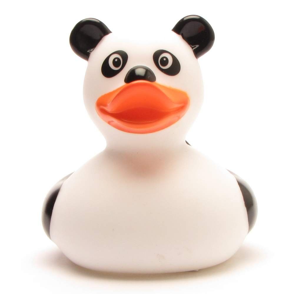 Lilalu Quietscheente Panda Badeente -Bär Badespielzeug