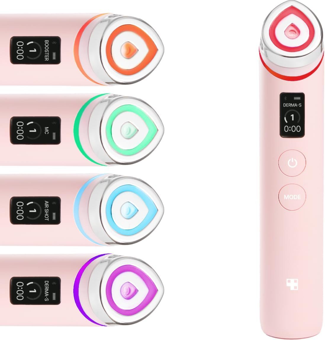 Medicube Lichttherapiegerät Age-R Booster Pro Pink – 6-in-1 High-Tech, LED-Lichttherapie (mehrere Modi), Hautpflegegerät für strahlende Glass Skin