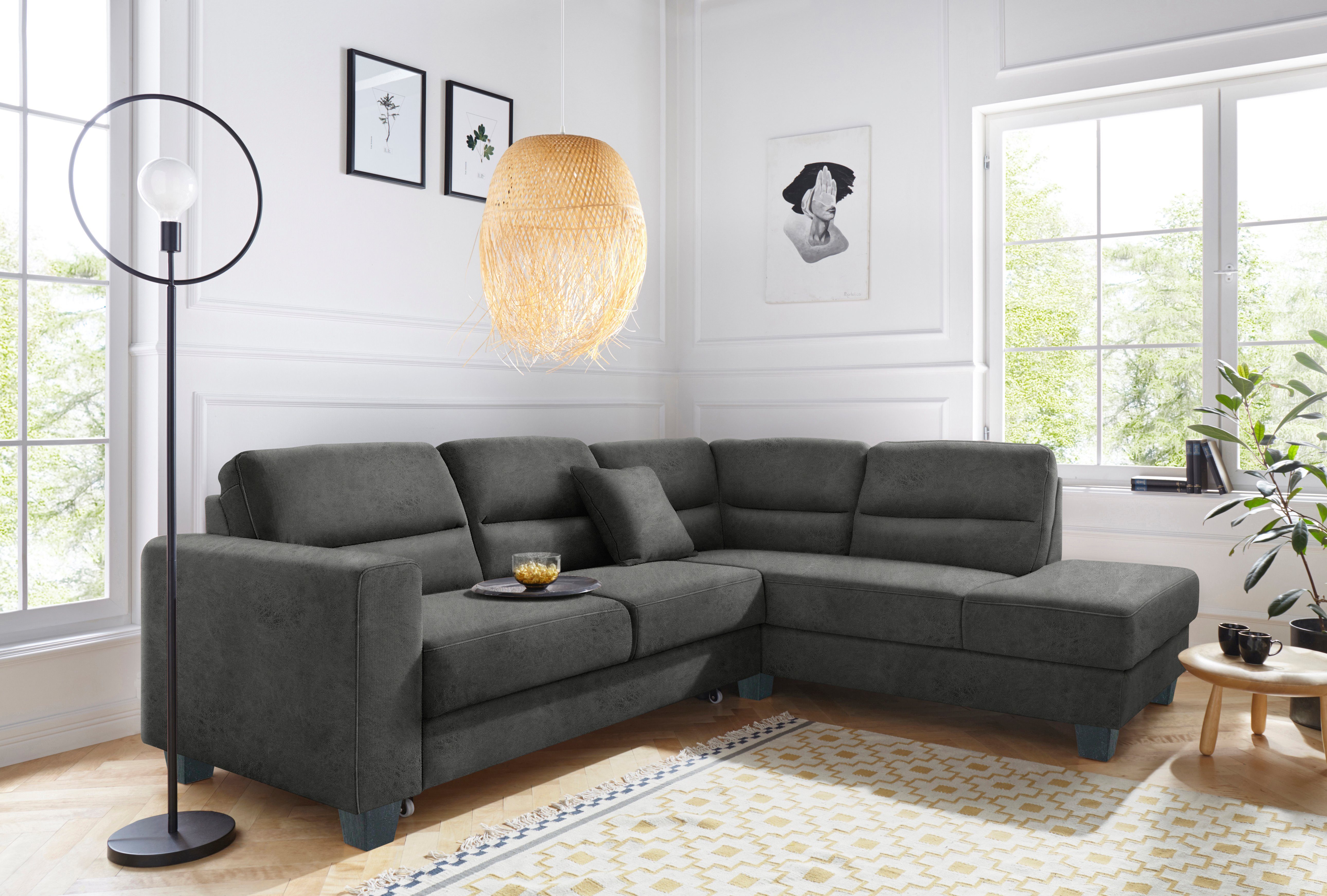 TRENDMANUFAKTUR Ecksofa Chamber, zeitlos und modern, günstig online kaufen