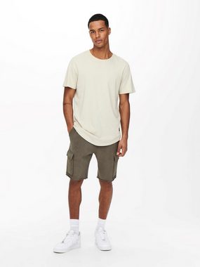 ONLY & SONS T-Shirt Langes Rundhals T-Shirt Kurzarm Shirt ONSMATT Stretch Basic (1-tlg) 3971 in Hellgrün