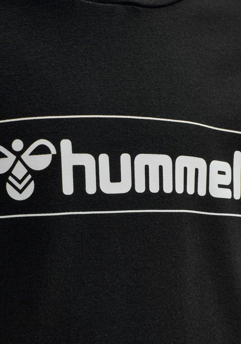 Kapuzensweatshirt BOX für Kinder - HOODIE hummel BLACK