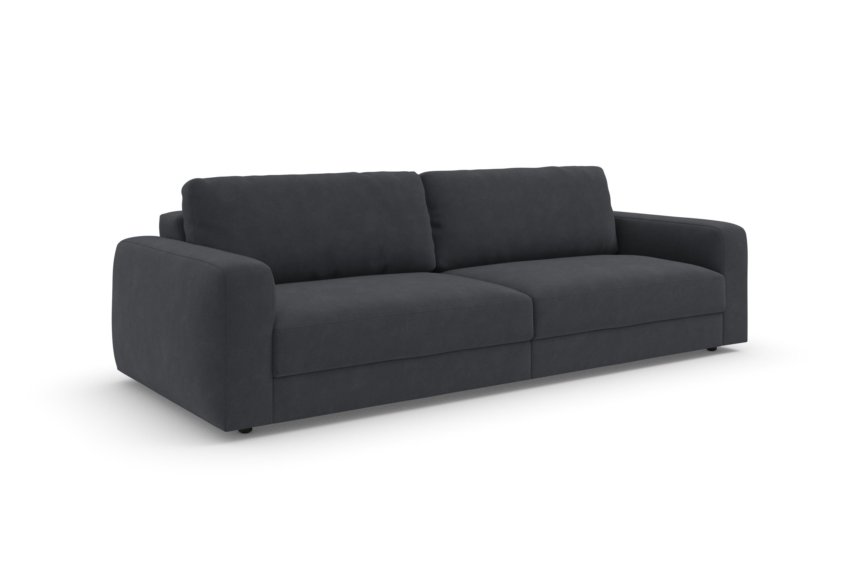 TRENDMANUFAKTUR Big-Sofa Bourbon, Designsofa, Mega Sofa mit tollem Sitzkomfort, Breite 264cm, mit extra hohem Sitzkomfort, in trendigem Cord Bezug erhältlich