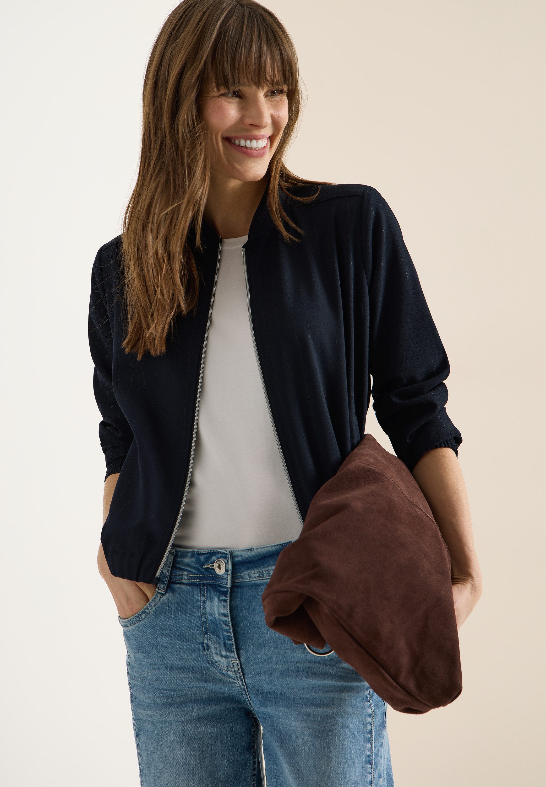 CECIL Kurzjacke mit Glitzerdetail