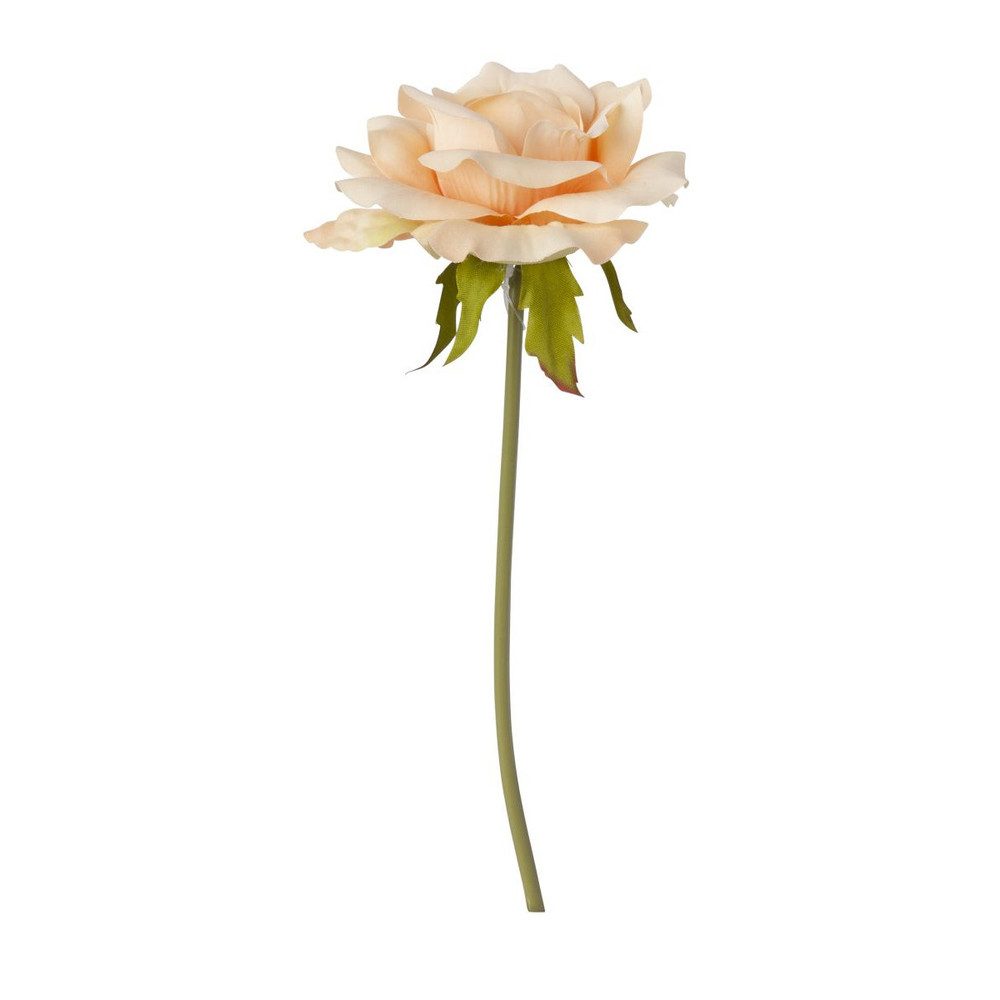 Kunstblume Kunstblume - Rose - lachsfarben - ca. 23 cm